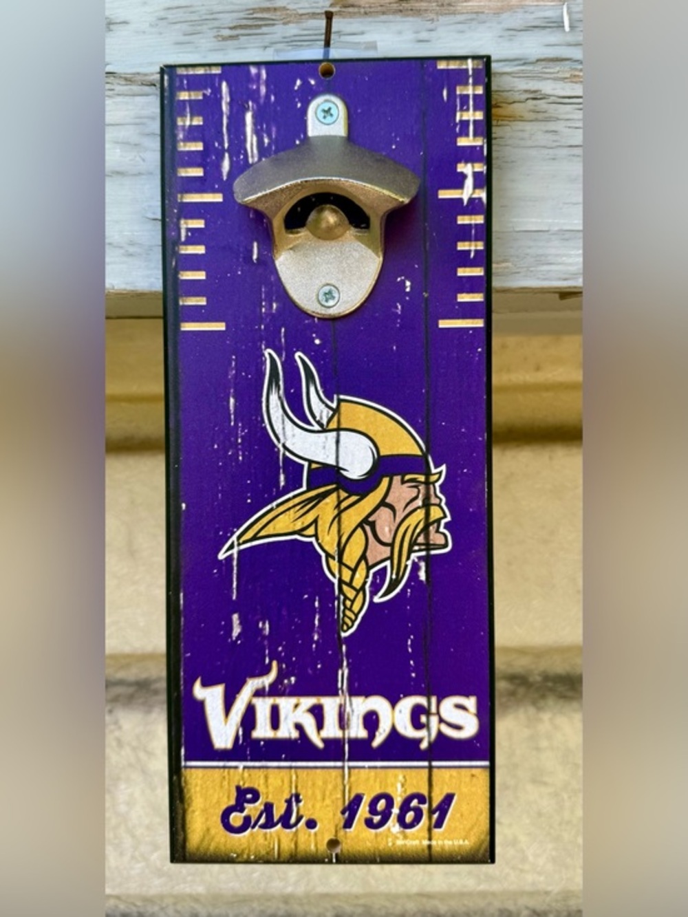 🔱WinCraft by Fanatics NFL Bottle Opener MInnesota Vikings